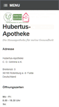 Mobile Screenshot of hubertus-apo.net